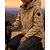 billige Vandtætte jakker-Herre Dame Unisex Softshell jakke Trekking-jakke Udendørs Termisk Vandtæt Vindtæt Varm Vandretøj Vandretøj Vinter Efterår Jakke Fiskeri Camping / Vandring / Grotteudforskning Løb Helfarve Hvid Lys