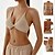cheap Sports Bras &amp; Vests-Women&#039;s Strappy Sports Bras Underwear Low Support Breathable Wireless Padded Solid / Plain Color Sport Activewear Black Green Gym Fitness Yoga