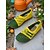 baratos Sapatilhas e Mocassins de mulher-sapatilhas femininas flyknit laranja – sapatos respiráveis e sem cadarço para o Halloween, festivais de outono e looks casuais do dia a dia