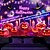 cheap Halloween Wall Tapestries-Halloween Blacklight Wall Tapestry – UV Reactive 'Happy Halloween' with Glowing Pumpkins and Candles, Neon Colors Spooky Scene, Glow in the Dark Wall Hanging for 2025 Halloween Party Decoration