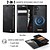 abordables Carcasas Samsung-teléfono Funda Para Samsung galaxia A55 5G A52 A13 Gire la tapa Desmontable Magnética Caballete TPU Cuero de PU