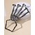 cheap Halloween Accessories-Women&#039;s Halloween Alloy Skeleton Hand Bracelet – Adjustable Punk Gothic Style Finger Rings for Parties and Cosplay