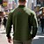 billige Basic gensere-Herre Genser Kvart glidelås genser Svart Hvit Vin Militærgrønn Kakifarget Halv glidelås عادي Jacquardvevnad Quarter Zip Sport &amp; Utendørs Daglig Ferie Polyester Gatemote Grunnleggende Fritid Vår Høst