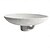 baratos Estátuas-Grande tigela de pedestal de resina decorativa, tigela de frutas central branca moderna para balcão de cozinha, prato decorativo elegante para casa