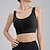 cheap Sports Bras &amp; Vests-Women&#039;s Workout Tank Tops Sports Bra Underwear Medium Support Breathable Wireless Padded Solid / Plain Color Sport Activewear Black White Gym Fitness Yoga