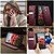 voordelige iPhone-hoesjes-telefoon hoesje Voor iPhone 16 Pro Max Plus iPhone 15 14 Pro Max Plus iPhone 13 12 Pro Max Mini Wallet Card Case met standaard Magnetisch Kaartsleuf Retro TPU PU-nahka