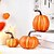 abordables Figurines et ornements-Décoration de citrouille artificielle 3 pièces, citrouilles en mousse de décoration d'automne bohème pour Halloween pour une utilisation intérieure et extérieure, centre de table de fête des récoltes