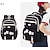 abordables Sacs à dos pour Enfants et Adolescents-Sac à dos d'école rouge et blanc pour filles – joli sac à dos de grande capacité avec patchs étoiles et breloque pompon pour ados