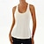 cheap Sports Bras &amp; Vests-Women&#039;s Workout Tank Tops Sports Bra Underwear Low Support Breathable Removable Pad Padded Solid / Plain Color Sport Activewear Black White Gym Fitness Yoga