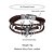 cheap Halloween Accessories-Men&#039;s Halloween Spider Bracelet – Gothic Faux Leather Braided Wristband with Alloy Spider Charm, Adjustable Punk Style Jewelry for Party, Cosplay and Nightclub Events