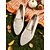 baratos Sapatilhas de mulher-sapatilhas femininas bege flyknit com bico fino – sapatilhas leves e casuais para piqueniques de outono, plantações de abóboras e corridas de café nos fins de semana