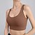 cheap Sports Bras &amp; Vests-Women&#039;s Workout Tank Tops Sports Bra Underwear Medium Support Breathable Wireless Padded Solid / Plain Color Sport Activewear Black White Gym Fitness Yoga