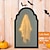 abordables Éclairage intérieur et pour la fête-Miroir holographique fantôme d'Halloween avec des yeux effrayants pour la décoration de maison hantée Décoration d'Halloween effrayante pour les fournitures de fête intérieures et extérieures