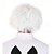 voordelige Pruiken van filmkarakters-Back to the Future herenpruik in doc brown en wit – synthetisch haar voor cosplay en Halloween &amp;filmkostuumfeesten