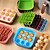economico Teglie da forno e accessori pasticceria-Set di 3 rivestimenti riutilizzabili in silicone per friggitrice ad aria, vassoio antiaderente in silicone, griglia per pancetta&amp;amp;Stampo a 9 cavità per uova e cupcake, accessori multiuso per