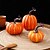 abordables Figurines et ornements-Décoration de citrouille artificielle 3 pièces, citrouilles en mousse de décoration d'automne bohème pour Halloween pour une utilisation intérieure et extérieure, centre de table de fête des récoltes