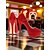 abordables Década de 1980-Tacones altos Mary Jane de plataforma de ante rojo para mujer: zapatos de tacón de aguja estilo glamuroso de los años 80 para damas, ideales para fiestas, discotecas y eventos especiales.