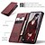 abordables Carcasas Samsung-teléfono Funda Para Samsung galaxia A73 A21s Gire la tapa Caballete Antigolpes TPU Cuero de PU