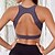 voordelige Sportbeha's en Tops-Dames Yogabeha Sport bh's Ondergoed / Onderkleding Hulp Ademend Gewatteerd Blote rug Effen / effen kleur Sport Sportkleding Zwart Wit Sportschool Volleybal Hardlopen