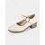 billiga Block Heels-Svarta Mary Jane-skor för kvinnor – klassiska läderpumps med rund tå och spänne, retrostil för kontor, skola och vardagsbruk
