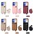 preiswerte Samsung-Handyhülle-Handy Hülle Handyhüllen Für Samsung Galaxy Z Flip 7 Z Flip 6 Z Flip 5 Z Flip 4 Rückseite mit Trageriemen Ständer Kartenfach Retro TPU PU-Leder