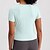 voordelige Yoga Tops-Dames Yoga-T-shirt Sneldrogend Ademend Rimpels Korte mouw Sport Effen Kleur Kleding Bovenlichaam Voor Pilates Hardlopen Yoga Sportkleding