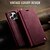 voordelige iPhone-hoesjes-telefoon hoesje Voor iPhone 16 Pro Max Plus iPhone 15 14 Pro Max Plus iPhone 13 12 Pro Max Mini Wallet Card Case met standaard Magnetisch Kaartsleuf Retro TPU PU-nahka