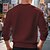 cheap Basic Sweatshirts-Men&#039;s Sweatshirt Black Wine Navy Blue Dark Green Khaki Crew Neck Striped Ribbed Textured Knit-texture Sports &amp; Outdoor Daily Holiday Polyester Streetwear Basic Casual Spring Fall Clothing Apparel