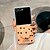 baratos Capa Samsung-telefone Capinha Para Samsung Galaxy Z Flip 7 Z Virar 6 Z Flip 5 Z Flip 4 Z Flip 3 Capa traseira Antichoque Retro TPU Couro PU
