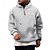abordables sweats à capuche basiques pour hommes-Homme Sweat à capuche Sweat à capuche quart zippé Sweat à capuche en polaire Noir Blanche Vin bleu marine Kaki À capuche Uni Cordon de serrage Quart de zip Sport &amp; Loisir Quotidien Fête Polyester