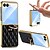 baratos Capa Samsung-telefone Capinha Para Samsung Galaxy Z Flip 7 Z Virar 6 Z Flip 5 Z Flip 4 Z Flip 3 Capa traseira Fivela de anel Antichoque Retro TPU Couro PU