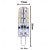 abordables Ampoules LED double broche-Ampoules LED G4 à deux broches, 12 V CC, 2 W, 24 LED SMD 3014, équivalent ampoule halogène 10 W, lumière blanche/chaude/rouge/verte/bleue, lot de 10 pièces
