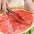 abordables Ustensiles et gadgets de cuisine-Coupe-pastèque en acier inoxydable, outil de coupe rapide de fruits, couteau à pastèque multifonctionnel en acier inoxydable, coupe-melon, séparateur de fruits, gadget de cuisine pour cantaloup, melon