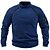 billige Toppe-Herre Fleece-sweatshirt Vandretop Termisk sweatshirt Langærmet Høj krave Toppe Udendørs Hold Varm Vinter Polyester Sort militærgrøn Brun Træning Løb