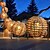 economico Sistemi d&#039;illuminazione per esterni-Lanterna decorativa a forma di sfera in filo di rattan - 10 luci a forma di globo in rattan con sfere in vimini, per interni ed esterni, per patio, pergolato, veranda, festa, cortile