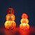 billige Halloween rekvisittbelysning-6 stk. halloween gresskarlykt festdekorasjon hjem scene modelleringsdel spøkelsesnattlys kreativ hodeskalle gresskarlykt