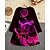 economico Abito a fiori 3D-ragazze&#039; 3D Fiore Abito Manica Lunga Estate Primavera Vacanza Quotidiano Ferie Principessa Bello Dolce Bambini 4-12 Anni Vestito Casual Abito a trapezio Lunghezza al ginocchio Vestibilità regolare