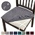 cheap Dining Chair Cover-1/4/6pcs Waterproof Jacquard Chair Seat Cushion Slipcover Stretchable and Removable Seat Protector, Anti-Slip Washable Cover for Dining Chairs, Kitchen, Office, and Home Use