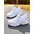 voordelige Damessneakers-Flyknit sportschoenen voor dames – lichtgewicht veterschoenen voor wandelen, naar de sportschool en casual uitstapjes