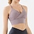 cheap Sports Bras &amp; Vests-Women&#039;s Workout Tank Tops Sports Bra Underwear Medium Support Breathable Wireless Padded Solid / Plain Color Sport Activewear Black Pink Gym Fitness Yoga