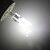 abordables Ampoules LED double broche-Lot de 10 ampoules LED G4 à intensité variable, 2 W, 3 W, 12 V CC, 3014 SMD, en silicone, blanc chaud, angle de 360 degrés
