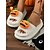 preiswerte Für Frauen-Weiße, flauschige Halloween-Kürbis-Hausschuhe für Damen – weiche Hausschuhe mit lustigem Cartoon-Design für Herbst und Feiertage