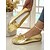 abordables Ballerines femme-Mocassins à nœud métallique doré pour femmes – mocassins confortables à enfiler, chaussures plates décontractées et habillées pour dames, parfaites pour les fêtes, les voyages et le port quotidien