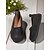 billige Slip-ons og loafers til kvinner-Damesko med kaffefarget, bred tå – myke slip-on-sko med sklisikker såle for heldagsturer, reiser og fritidsbruk.