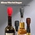 cheap Barware-6pcs Reusable Sparkling Wine Bottle Stopper, Silicone Wine Stoppers with Dual Seal, Leakproof Airtight Preservation Plugs for Red Wine Champagne Beer