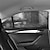 abordables Service de Véhicule-Lot de 2 ou 4 moustiquaires universelles pour vitres de voiture, rideaux pare-soleil moustiquaires pour vitres de voiture, protection UV contre les insectes et le soleil