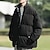 preiswerte Pufferjacken-Herren Wanderjacke Daunenjacke Winterjacken Außen Thermik Warm Wanderoutfits Wanderbekleidung Winter Oberteil Camping / Wandern / Höhlenforschung Reisen Dunkelgrau Schwarz Kaffee