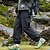 abordables Fondos-Hombre Pantalones cargo Pantalones para senderismo Pantalones de lluvia para senderismo Invierno Al aire libre Ajuste regular Impermeable Resistente al Viento Prendas de abajo Bolsillo Negro Caqui