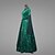 ieftine Rochie-Medieval Renascentist Rochii Rochii de bal vrăjitoare Viching Cavaler celtic Pentru femei Celtic Regal Noaptea Walpurgis Halloween Carnaval Mascaradă Performanță LARP Ren Faire Adulți Rochie