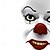 billiga Mäns mönstrade pikétröja-Halloween Herr Rolig clown Polo Kortärmad Polotröjor Kavajslag Ful Hawaiisk Ledigt Utomhus Gata Gåva Fritids- 3D-utskrift Knappar Sommar Svart Vit Rubinrött